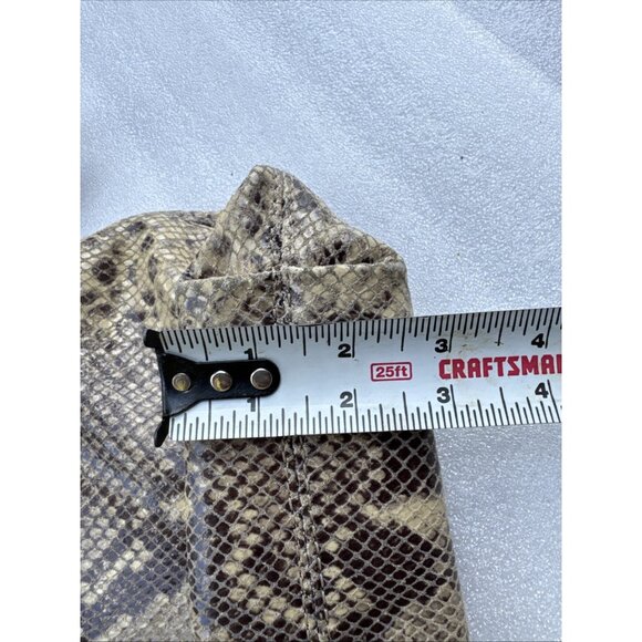 Michael Kors Womens Snake Skin Shoulder Bag With Chain Strap & Crossbody Option - Picture 11 of 11